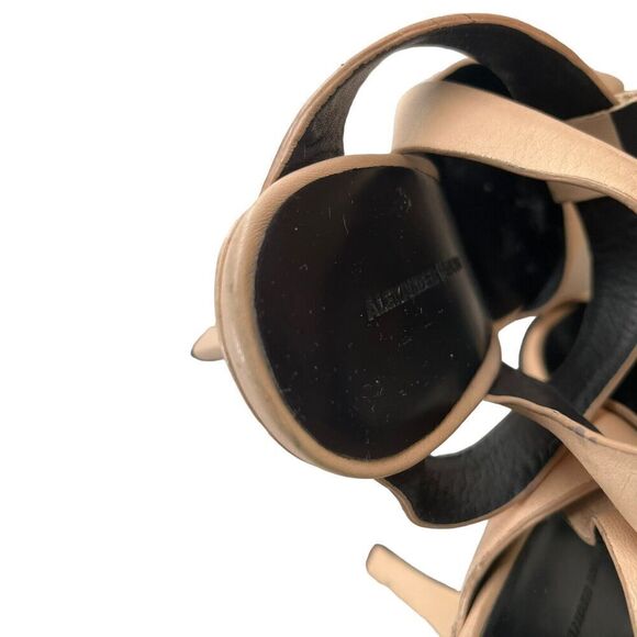 Alexander Wang Sonja Bandage Pumps Nude Pointed Toe Size 40 US 10 Heels - Picture 16 of 16